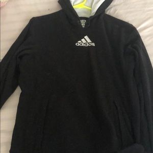 Adidas women’s hoodie black and white